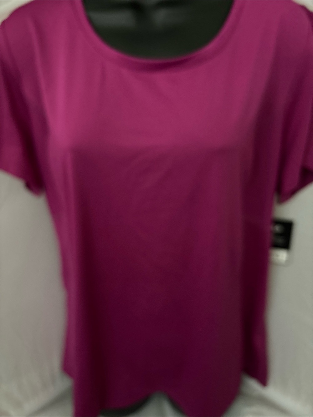 Fila Women's Short-Sleeve Scoop Neck Top in Berry